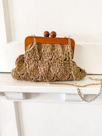 Jovie Braided Clutch Bag