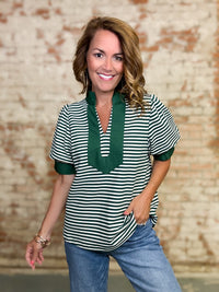 Stacee Stripe Top