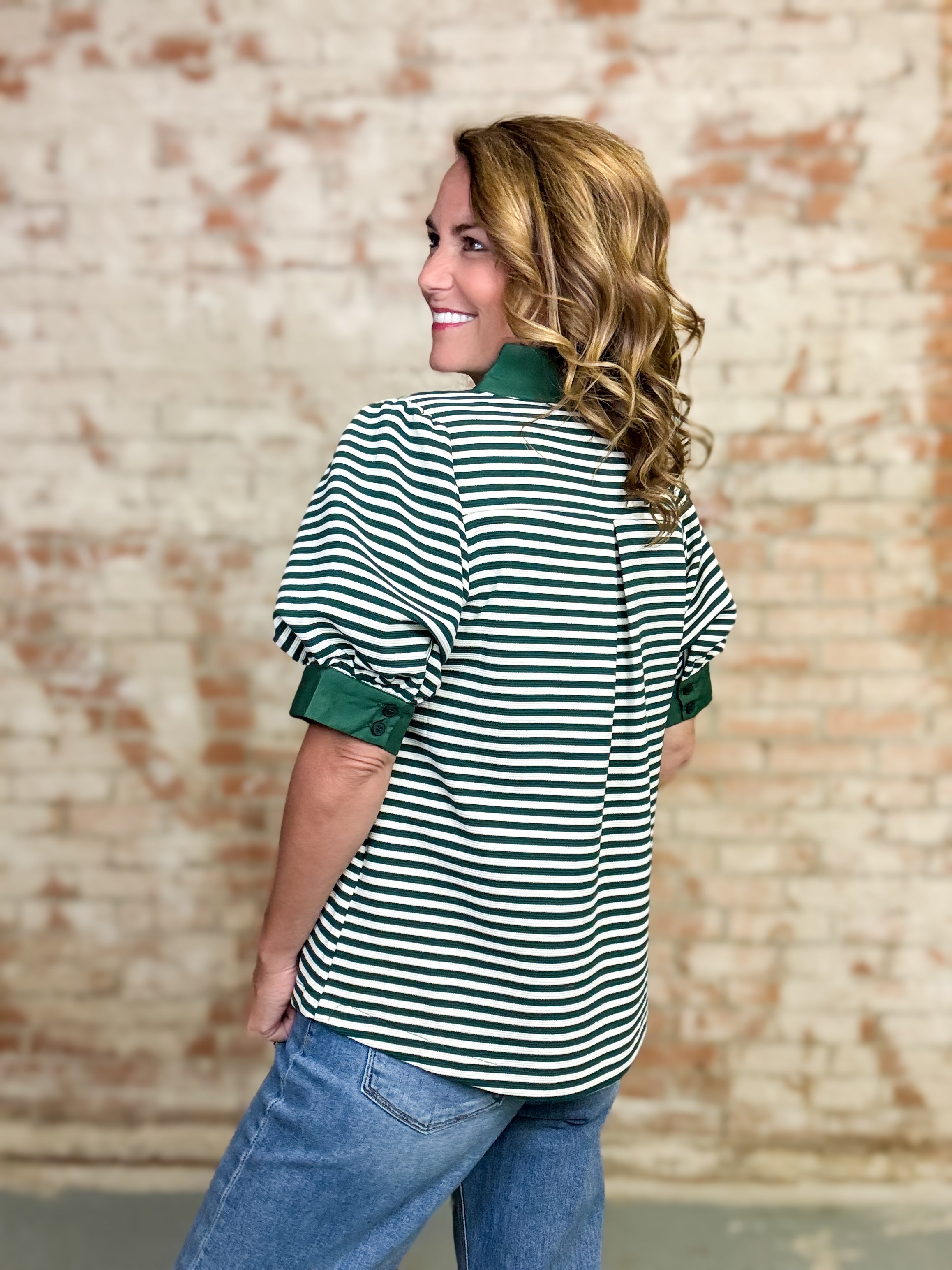 Stacee Stripe Top
