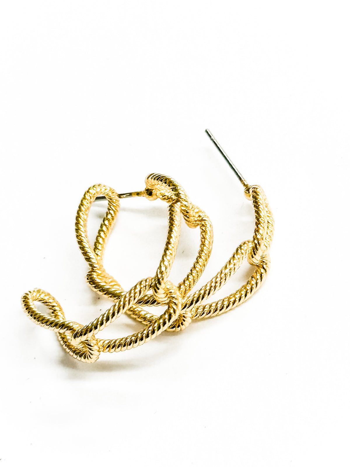 Lorraine Chain Hoop Earrings