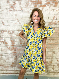 Dora Floral Print Dress