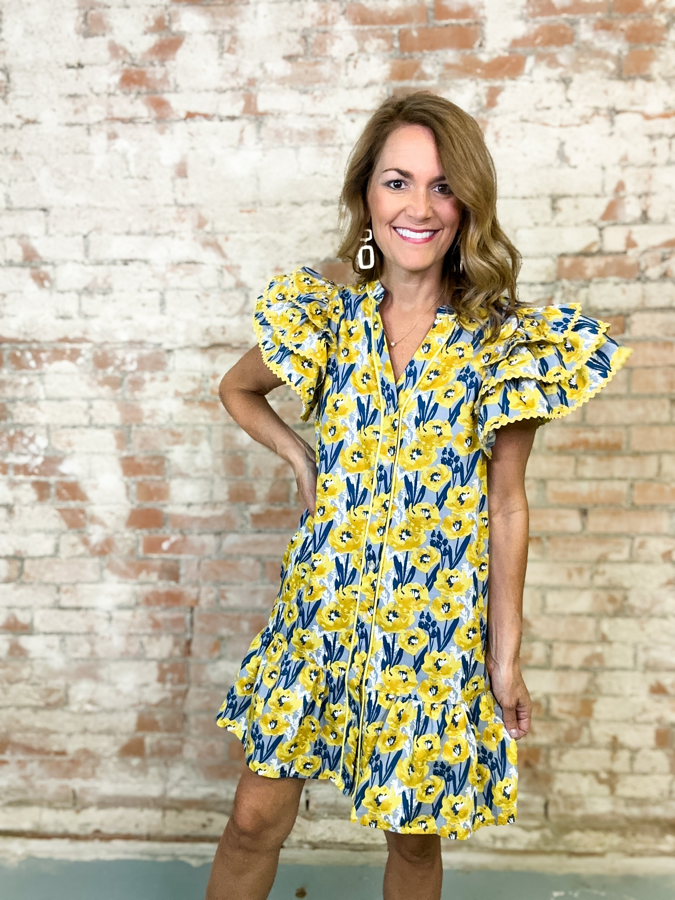 Dora Floral Print Dress