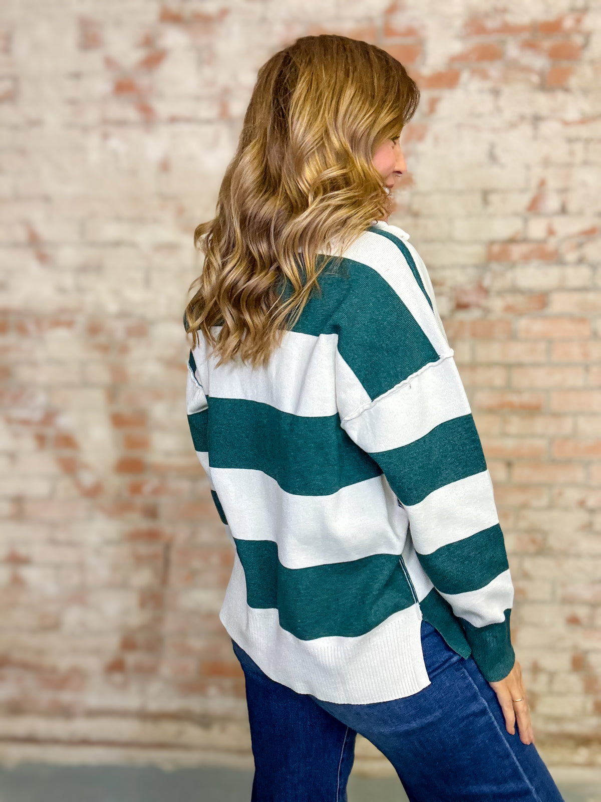 Elsa Stripe Sweater Top