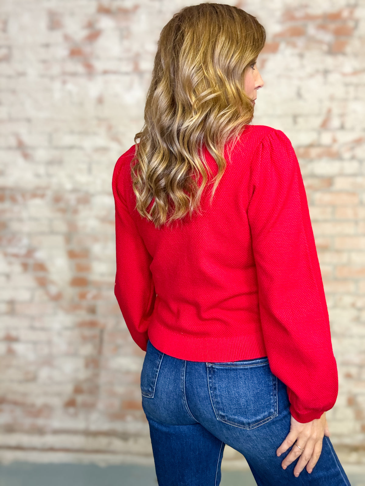 Elora Textured Bow Top