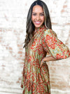 THML Debra Geo Print Dress