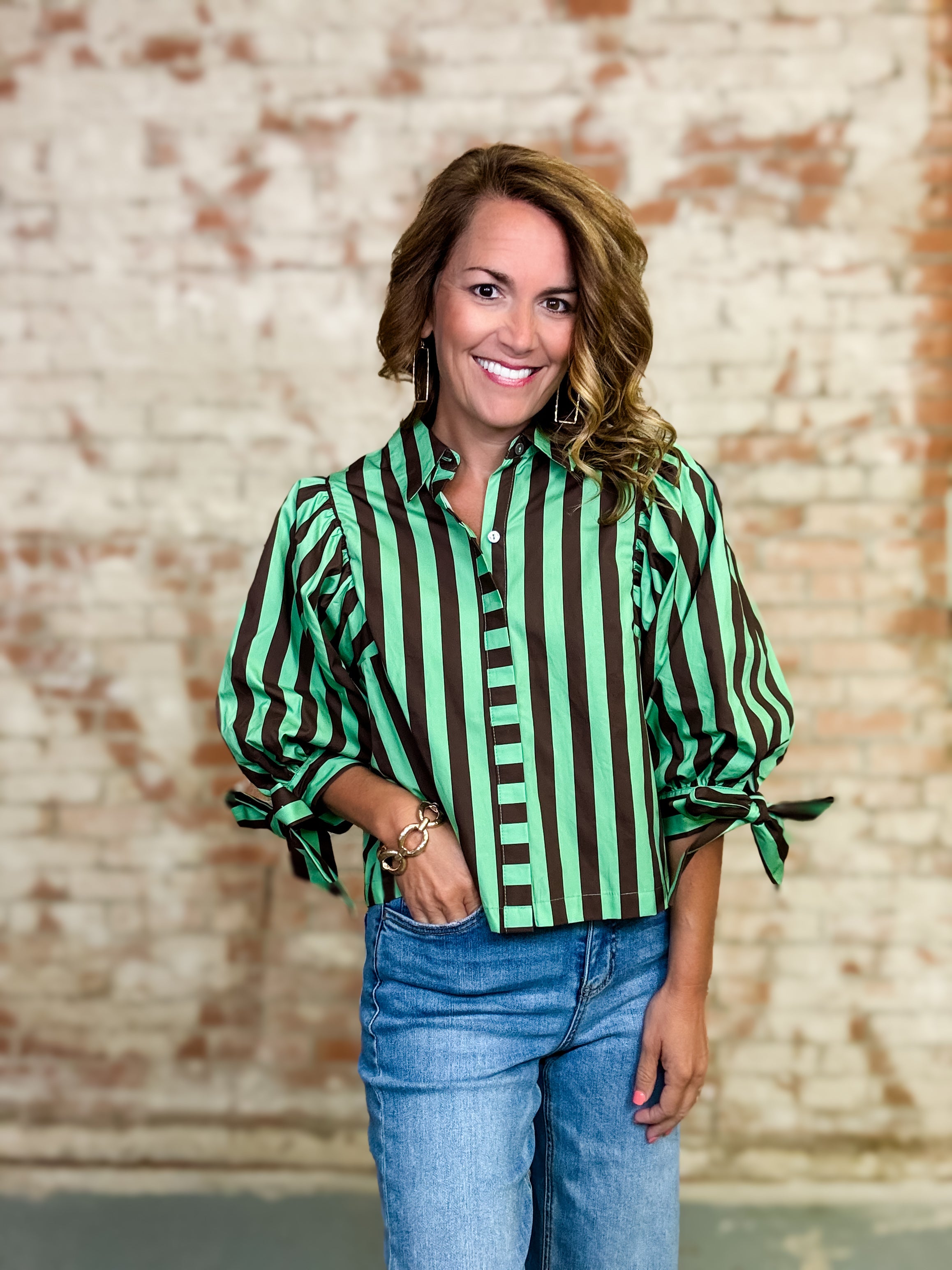 Brayden Stripe Top