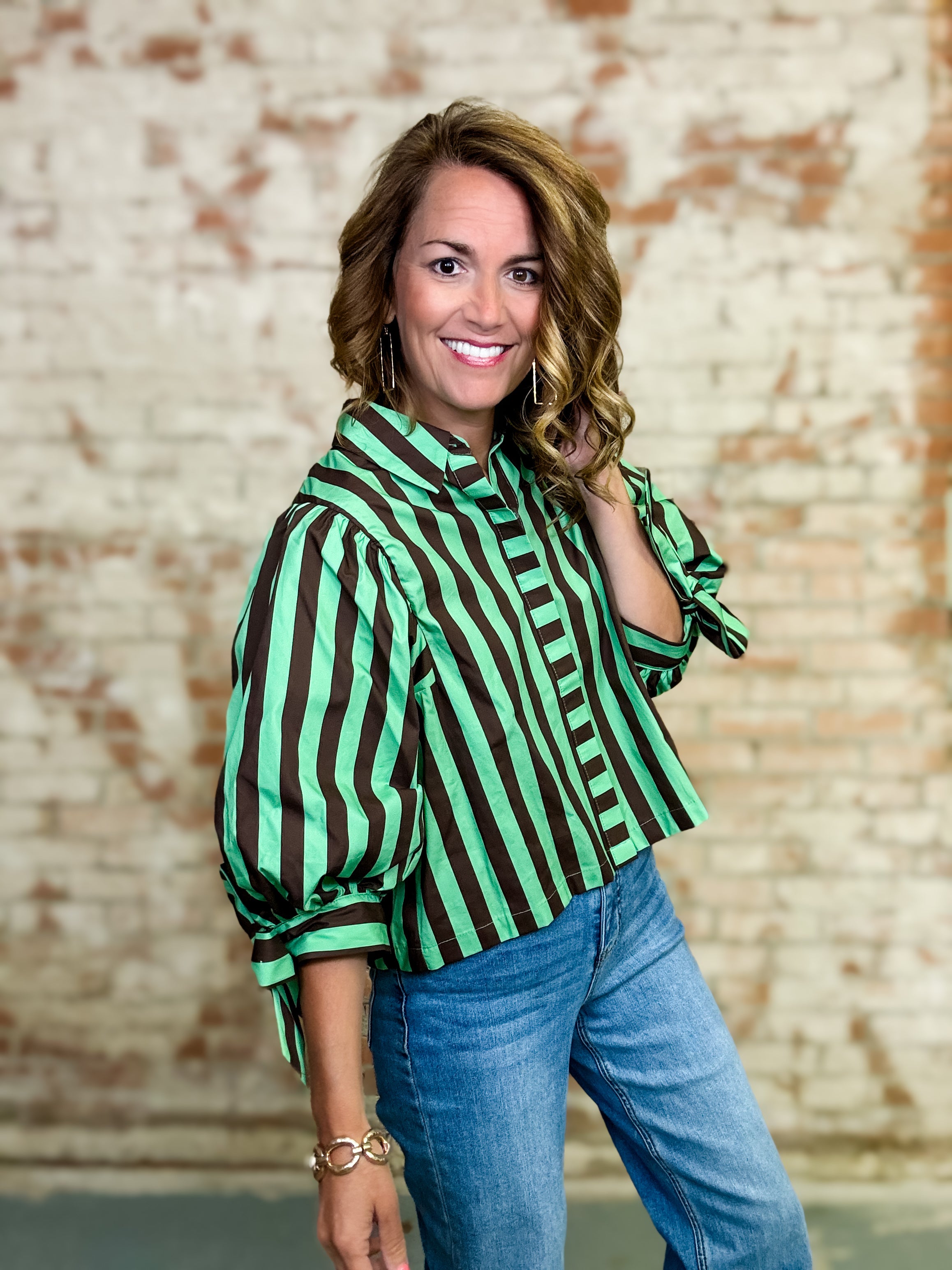 Brayden Stripe Top