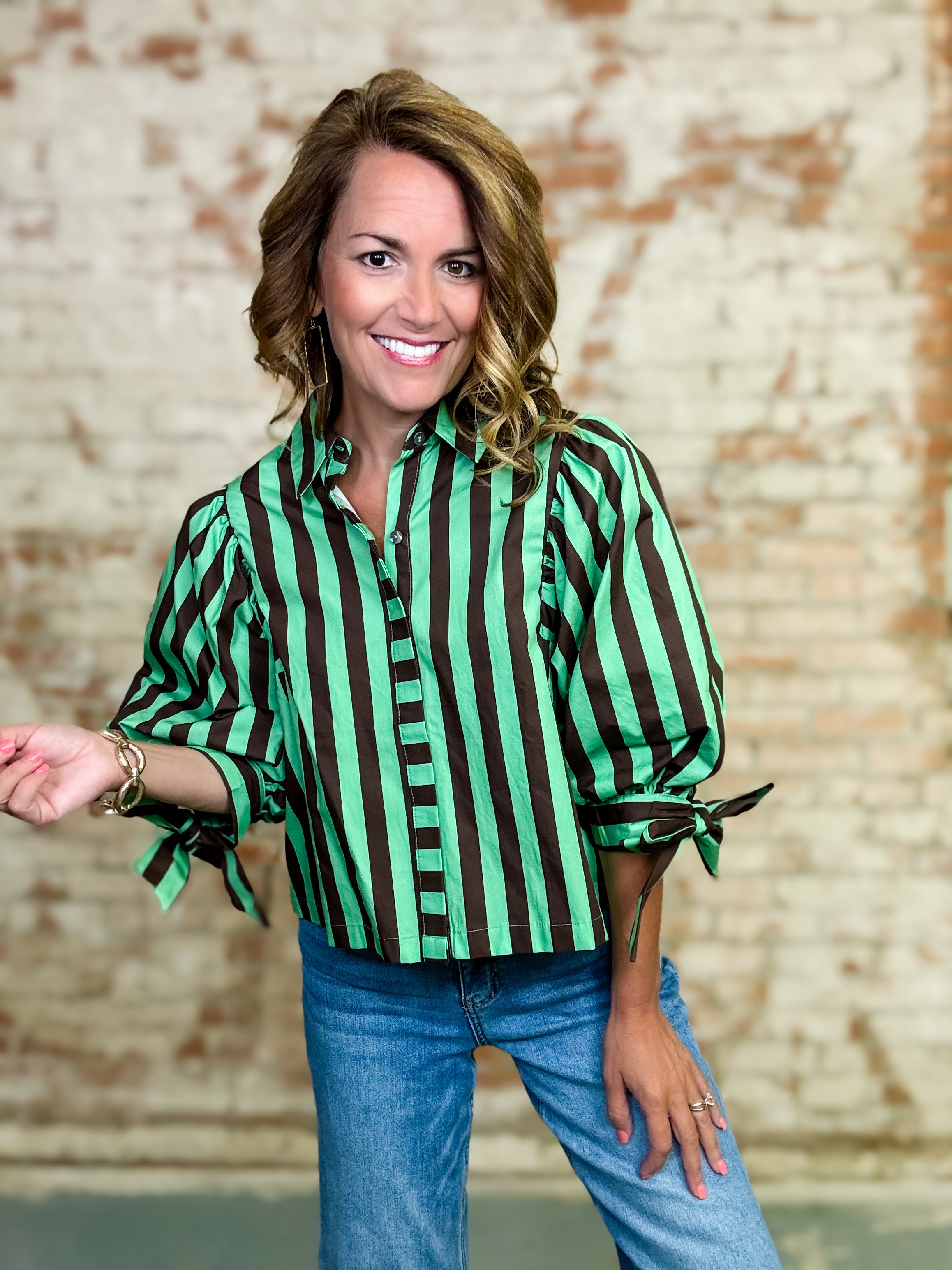 Brayden Stripe Top