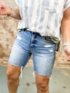 Sutter High Rise Mid Length Shorts