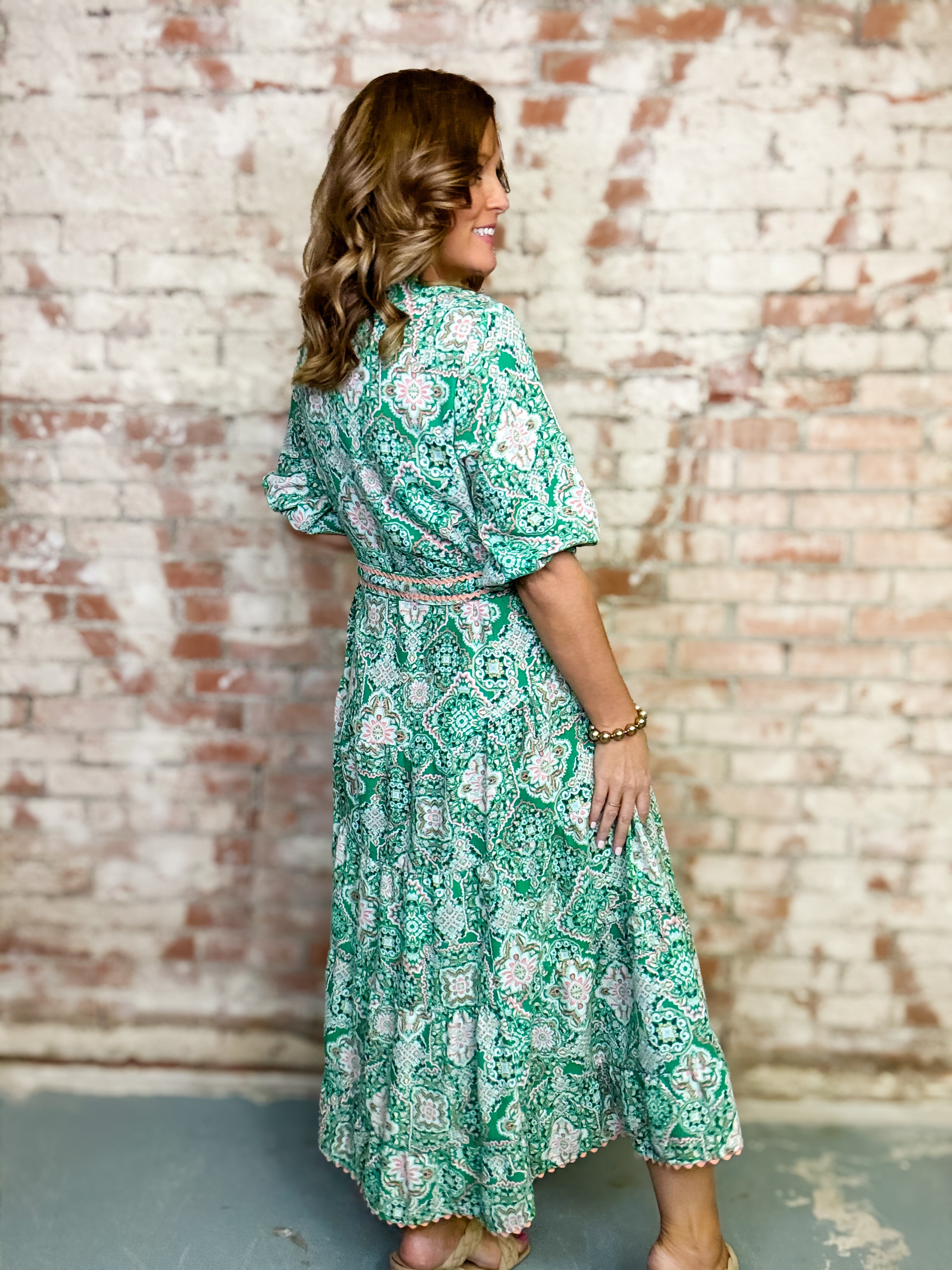 Uncle Frank Charlotte Midi Dress