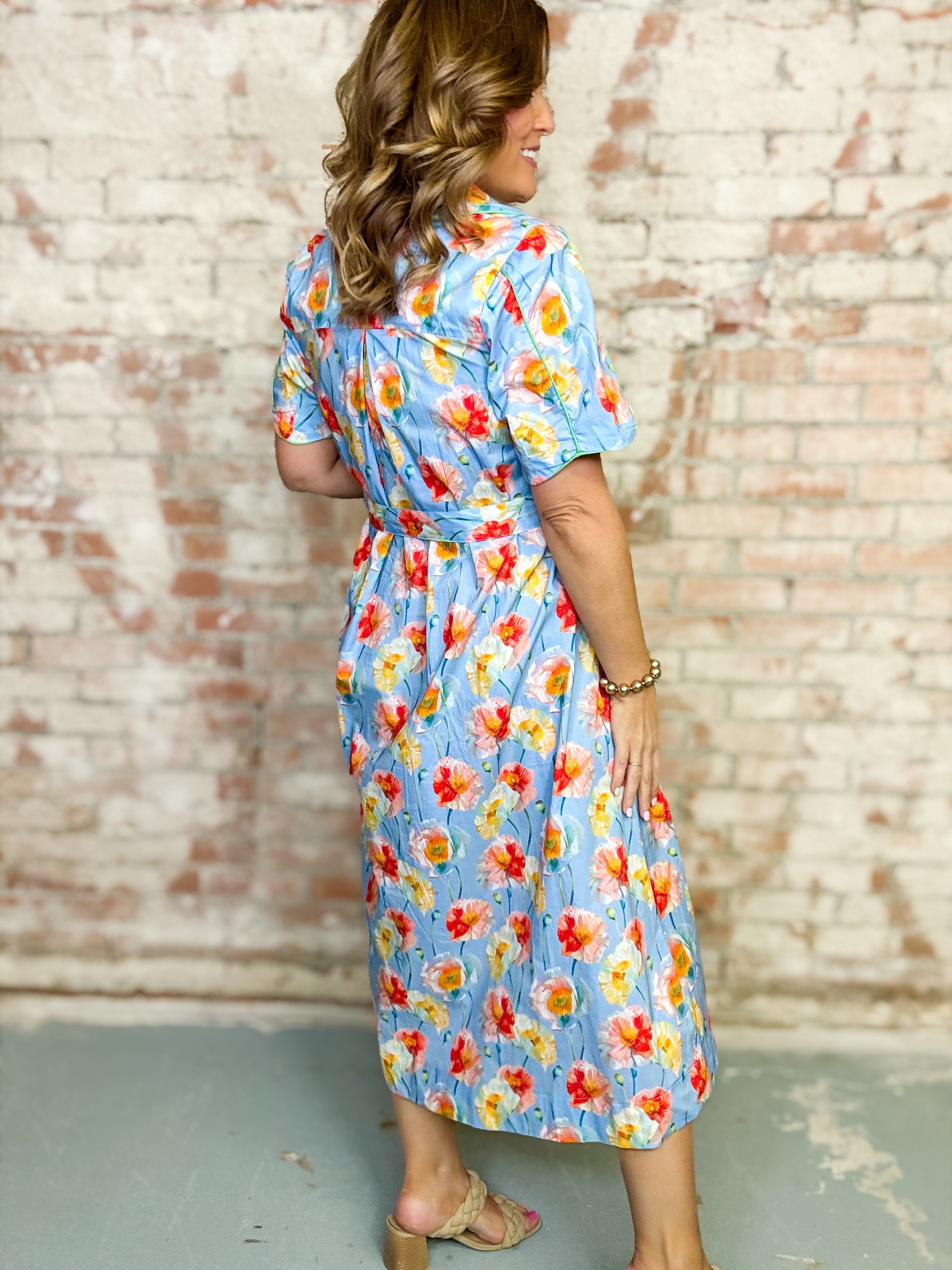 Alma Button Down Dress