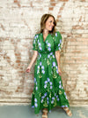 Brenda Floral Print Midi Dress