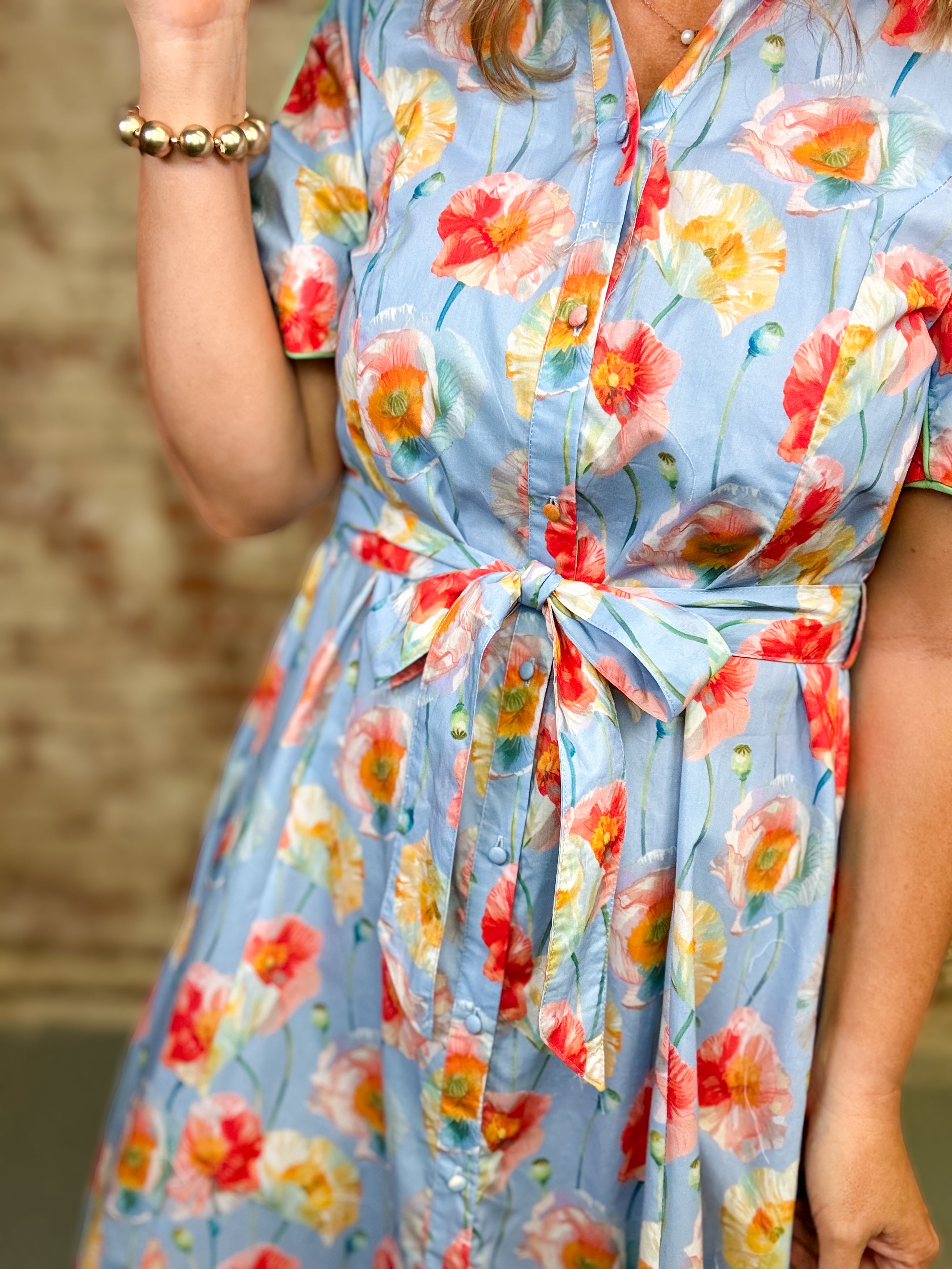 Alma Button Down Dress