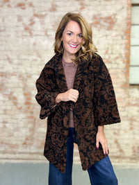 Ivy Jane LeaAnne Sherpa Coat