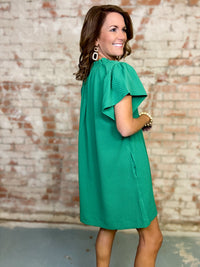 Darby Textured Jacquard Dress