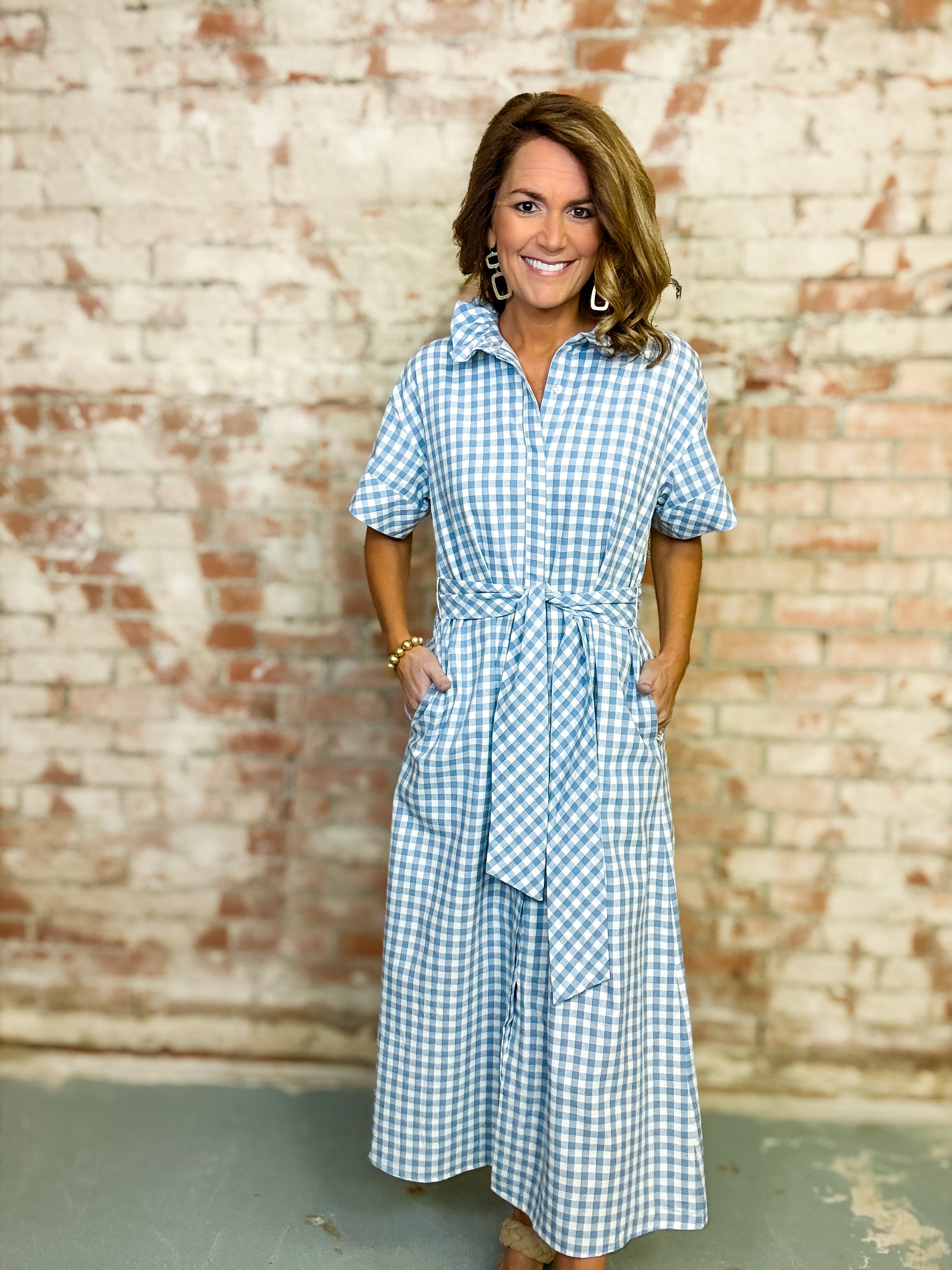 Tori Gingham Dress
