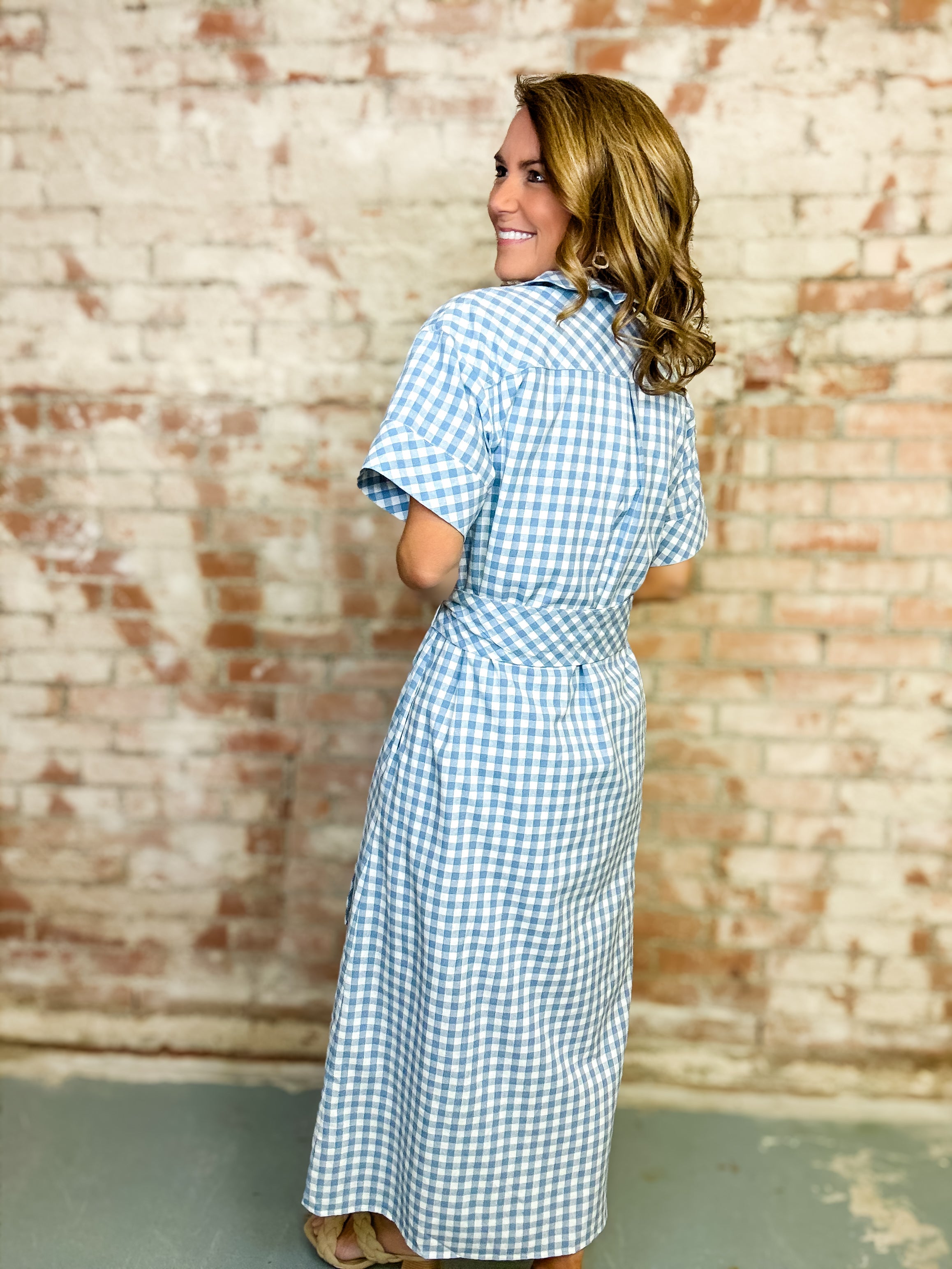 Tori Gingham Dress