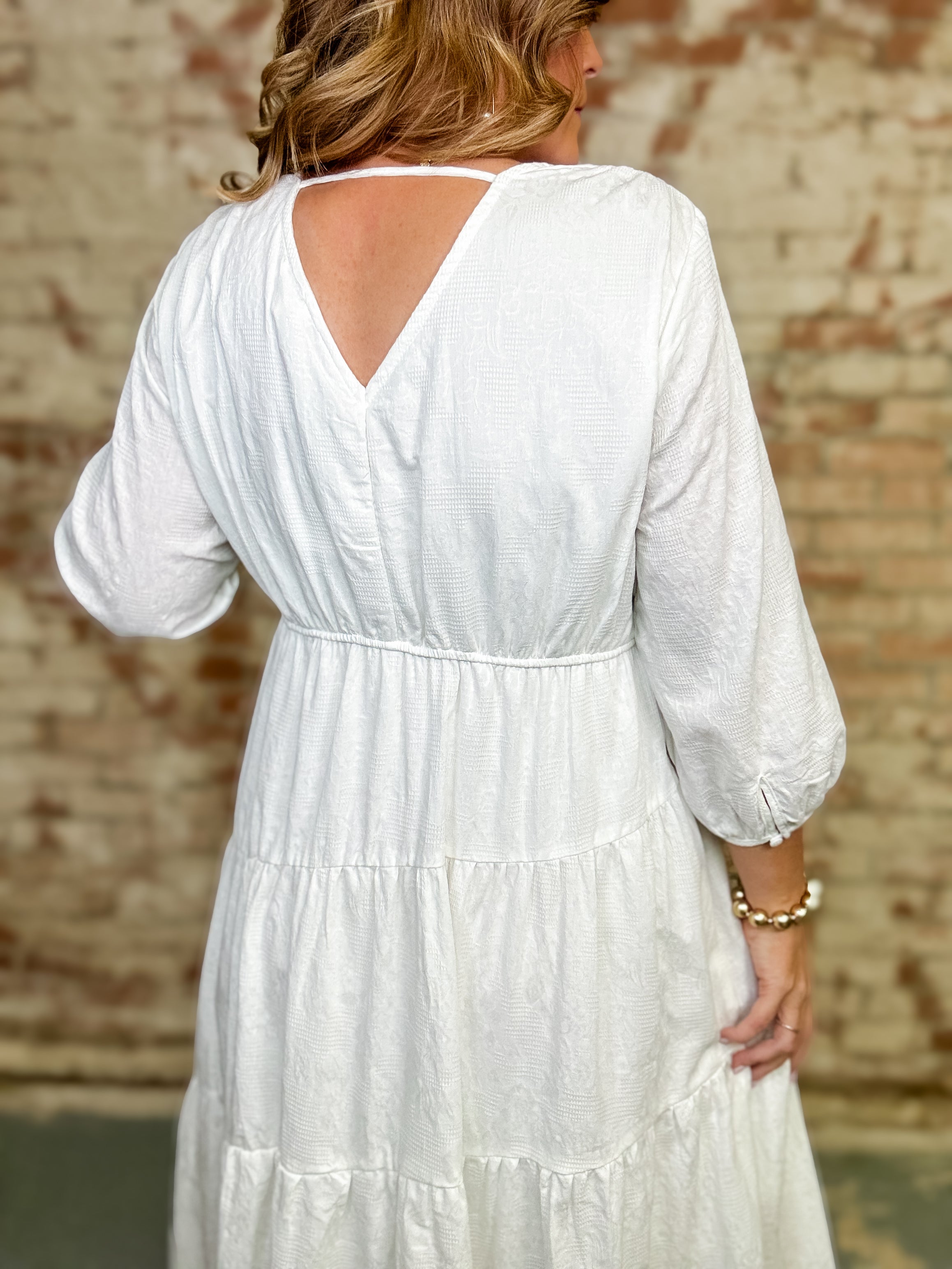 Eve Solid Midi Dress