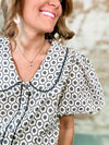 Lindyn Floral Button Up Top