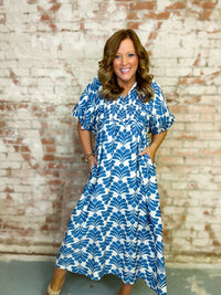 Braxton Boho Midi Dress