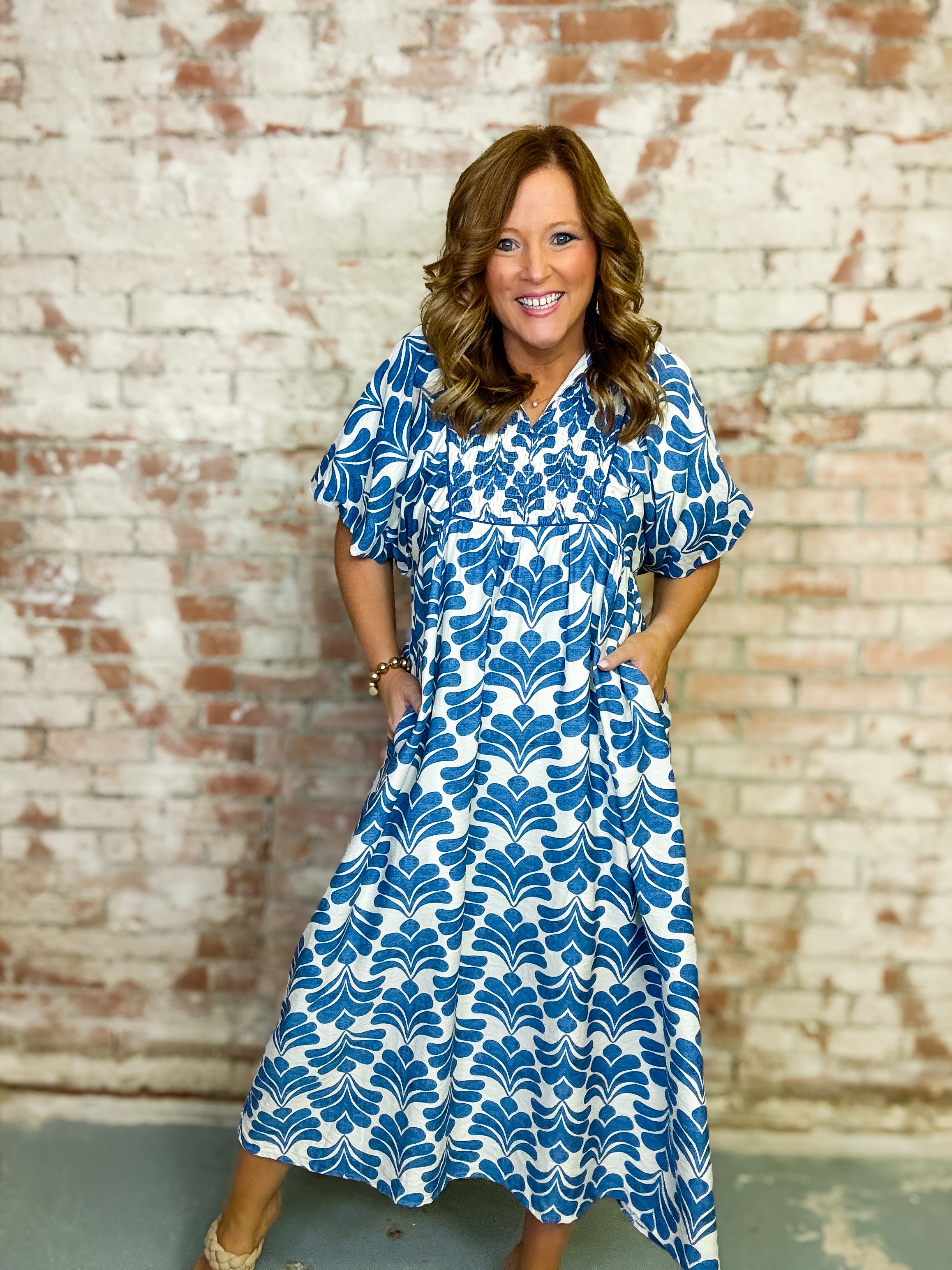 Braxton Boho Midi Dress