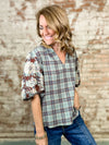 THML Karla Plaid Top