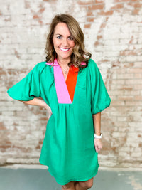 THML Luanne Colorblock Dress