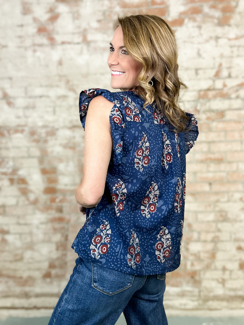 THML Corrie Flutter Sleeve Top