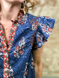 THML Corrie Flutter Sleeve Top