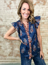 THML Corrie Flutter Sleeve Top