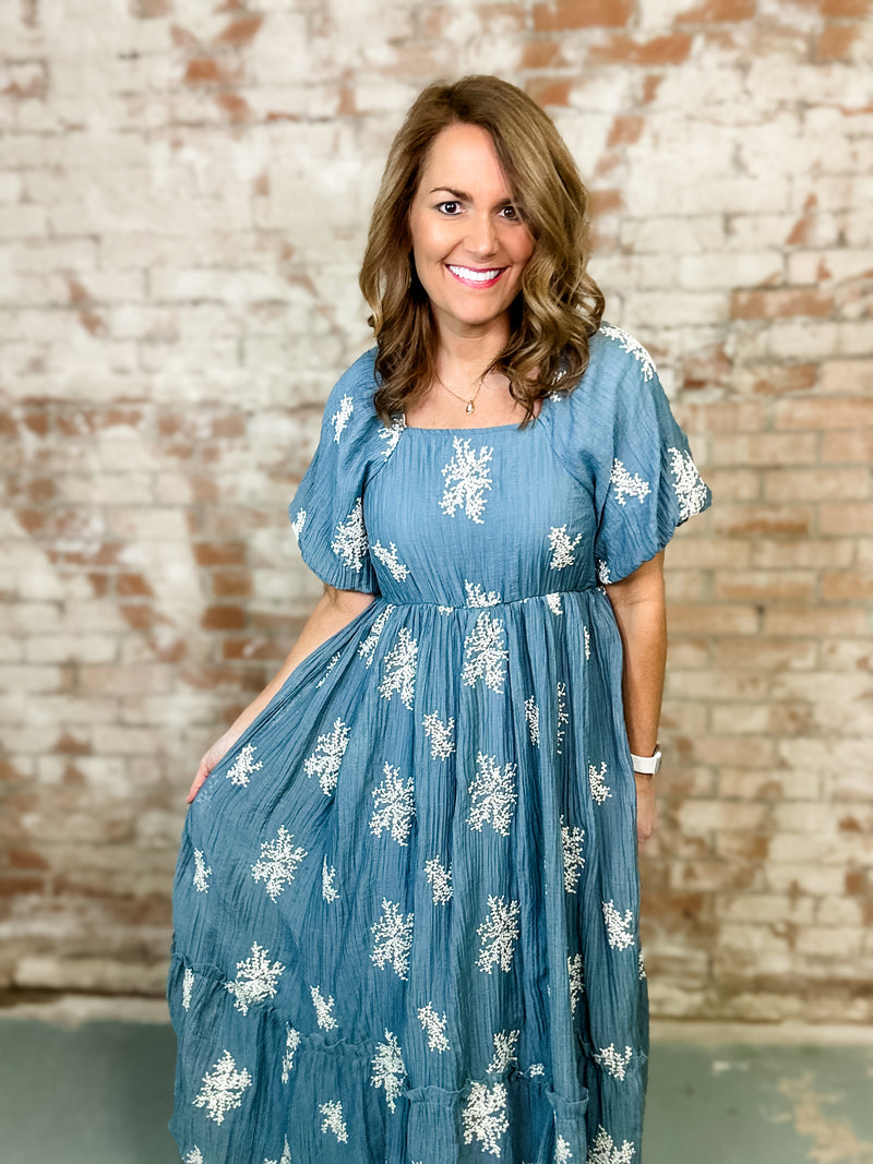 McKenna Embroidered Maxi Dress