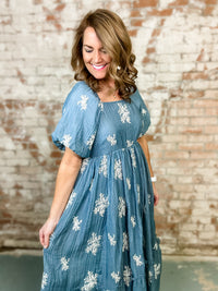 McKenna Embroidered Maxi Dress