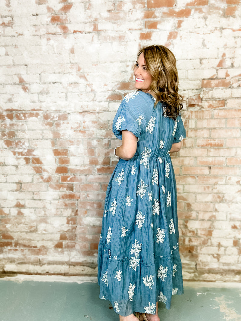 McKenna Embroidered Maxi Dress