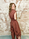 Nicole Sleeveless Button Jumpsuit