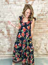 THML Stevie Floral Print Dress