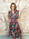 THML Patricia Pintuck Detail Dress