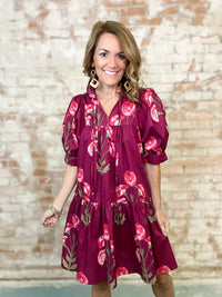 Natalee Floral Print Dress
