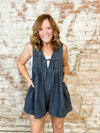 Leah Denim Romper