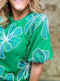 Cassidy Floral Embroidery Top