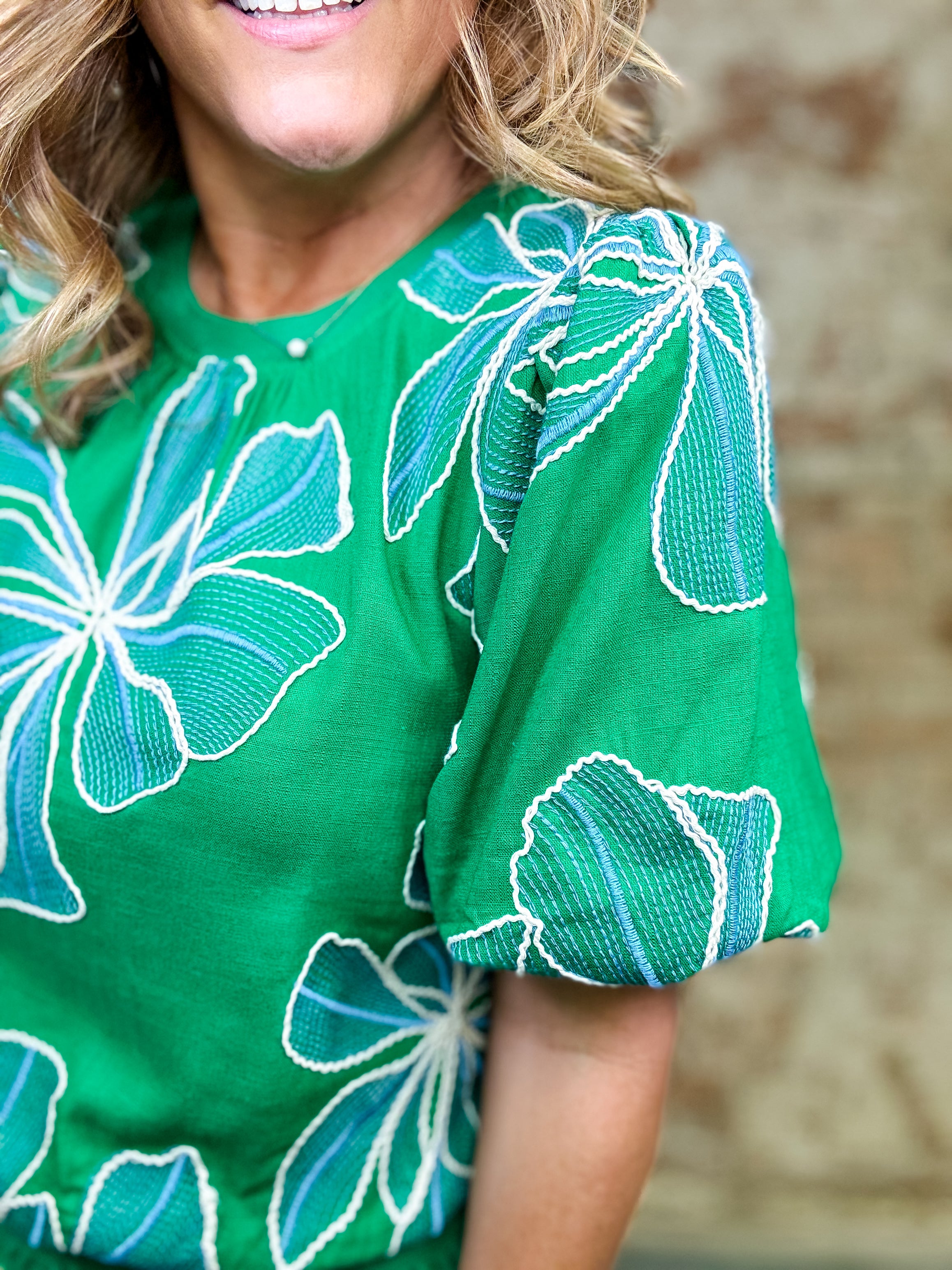 Cassidy Floral Embroidery Top