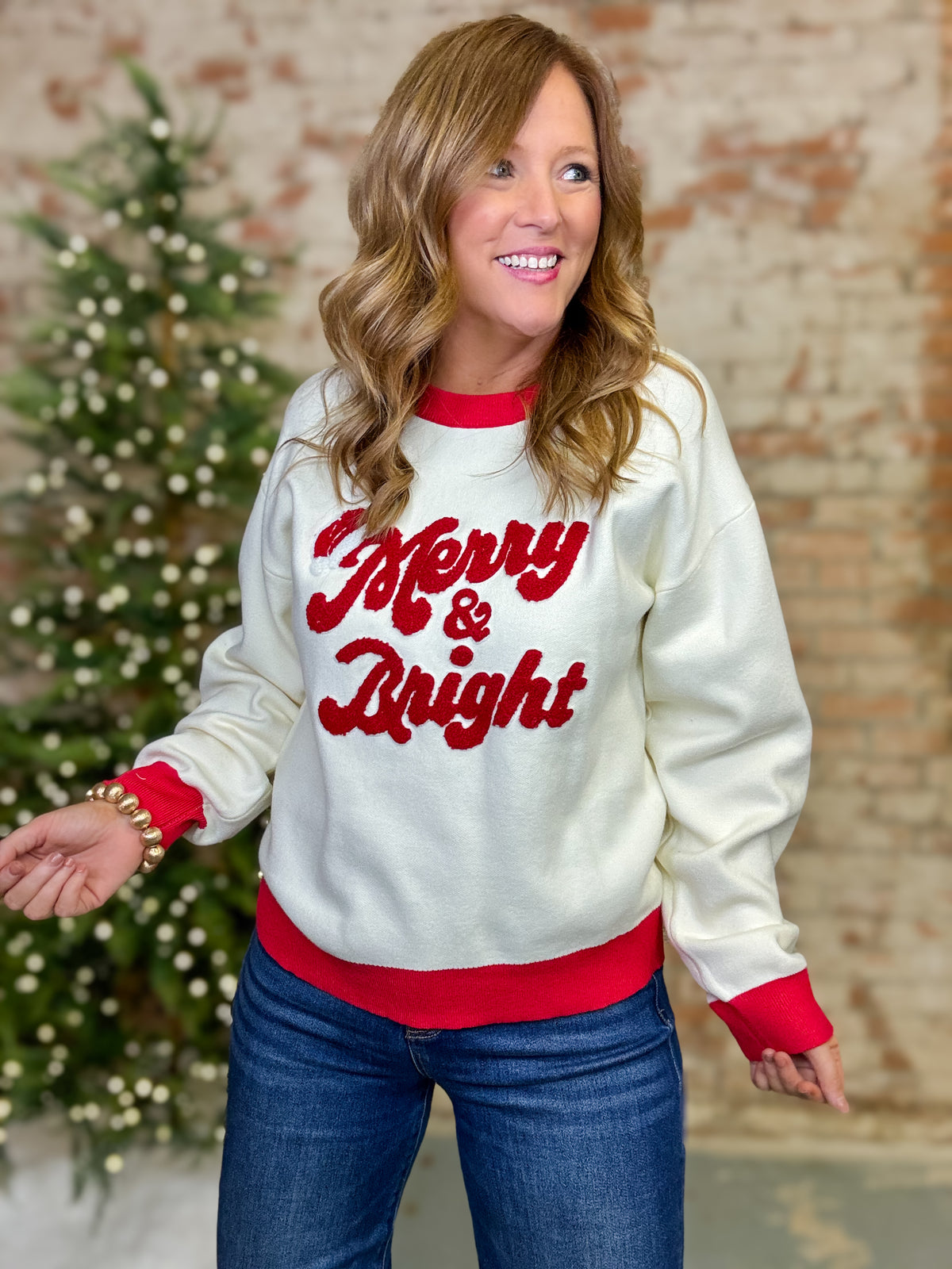 Merry & Bright Pullover Top