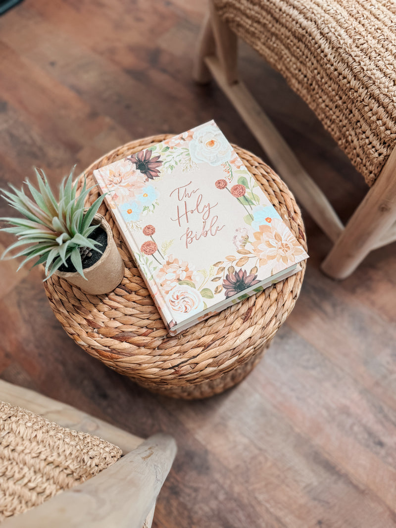 CSB Notetaking Bible | Floral Blush Cloth