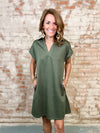 Joanne Collared Neck Dress