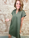 Joanne Collared Neck Dress