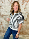 Jackie Lace Up Detail Top