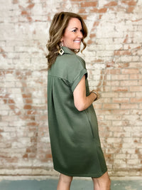 Joanne Collared Neck Dress