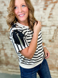Jackie Lace Up Detail Top