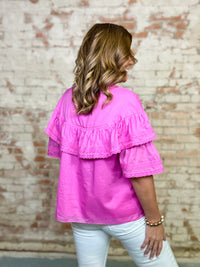 Meagan Ruffle Top