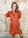 Misty Floral Button Dress
