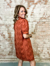 Misty Floral Button Dress
